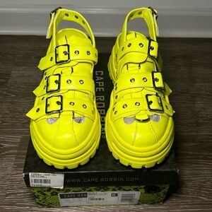 New Lime Green Platforms